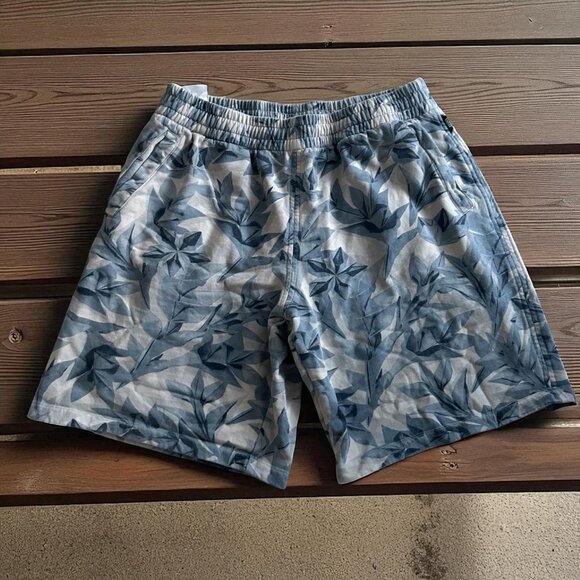 ERMENEGILDO ZEGNA Men's Floral Pattern Sweat Shorts Size XL - Picture 1 of 8